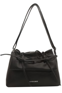 Trendy Pink Bow Shoulder Crossbody Bag for Women, Large Capacity Commuter Tote, 2025 Fashion Must-Have