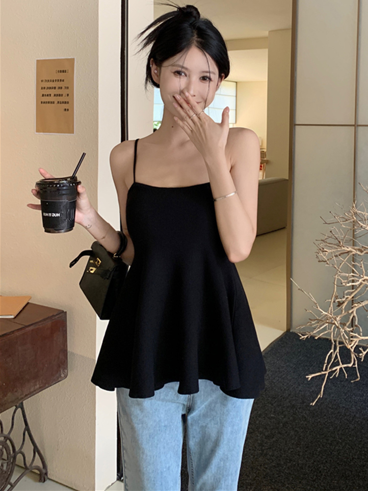 Trendy Plus Size Strapless Camisole for Women - Flattering Slim Fit Sleeveless Summer Outerwear Trendy Plus Size Strapless Camisole for Women - Flattering Slim Fit Sleeveless Summer Outerwear