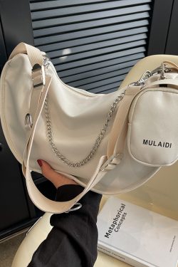 Trendy Purple Women's Large Capacity Crossbody Bag - Versatile Sports Casual Underarm Dumpling Style for 2025 Fashion