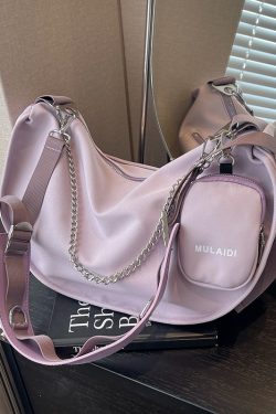 Trendy Purple Women's Large Capacity Crossbody Bag - Versatile Sports Casual Underarm Dumpling Style for 2025 Fashion