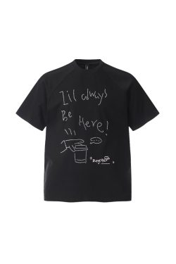 Trendy Relaxed Fit Beaded Letter Short Sleeve T-Shirt for Men and Women - Summer High-End Couple Style