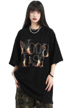 Trendy Retro Half Sleeve T-Shirt for Men and Women - Loose Fit American Style - Summer 2025 High Street Fashion