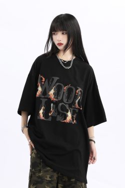 Trendy Retro Half Sleeve T-Shirt for Men and Women - Loose Fit American Style - Summer 2025 High Street Fashion