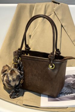 Trendy Retro Heart-Shaped Bucket Tote Bag 2025 - Stylish Women's Shoulder & Crossbody Bag