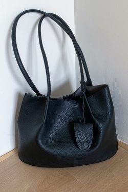 Trendy Soft Leather Tote Bag for Women - Large Capacity Single Shoulder Underarm Bag, Casual Style for Classes and Commuting 2025