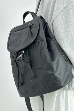 Trendy Soft Leather Travel Backpack for Women - Versatile American-Style High-End Niche Bag for 2024