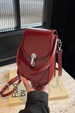 Trendy Textured Small Square Handbag for Women - Casual Versatile Phone Bag, 2025 Fashion Must-Have