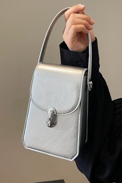 Trendy Textured Small Square Handbag for Women - Casual Versatile Phone Bag, 2025 Fashion Must-Have