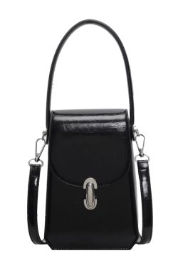 Trendy Textured Small Square Handbag for Women - Casual Versatile Phone Bag, 2025 Fashion Must-Have