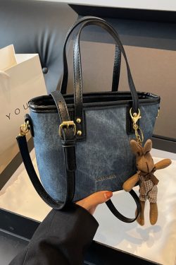 Trendy Tie-Dye Color-Blocking Bucket Bag for Women - Versatile Shoulder Crossbody Tote - 2025 New Style