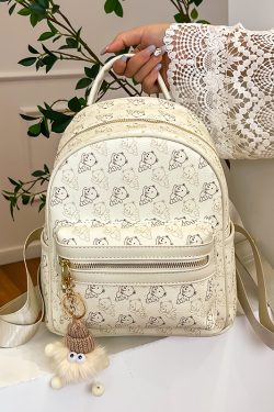 Trendy Waterproof Printed Tote Backpack for Women - High-End Versatile Commuter Bag, 2025 Fashion Must-Have