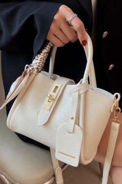 Trendy Women's 2025 Spring & Summer Crossbody Bucket Tote Bag - High-Quality Texture, Fashionable Handheld Design