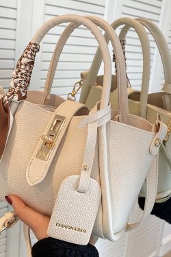 Trendy Women's 2025 Spring & Summer Crossbody Bucket Tote Bag - High-Quality Texture, Fashionable Handheld Design