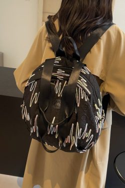 Trendy Women's Canvas Backpack - Versatile Lightweight Tote Bag with Large Capacity for Students and Everyday Use