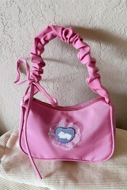 Trendy Women's Crescent Bag 2025, Unique Wrinkled Drawstring Tote, Fashionable Shoulder Underarm Bag