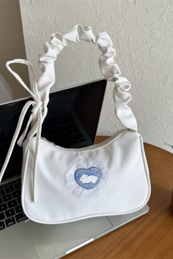 Trendy Women's Crescent Bag 2025, Unique Wrinkled Drawstring Tote, Fashionable Shoulder Underarm Bag