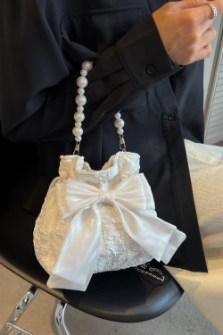 Trendy Women's Crossbody Bag 2025 - Fashionable Summer Bow Pearl Handbag - Versatile Cute Design for Every Occasion