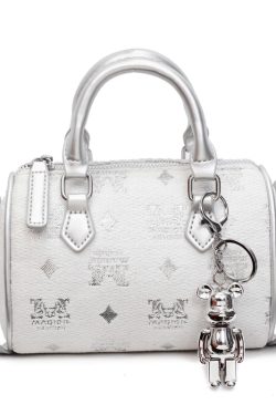 Trendy Women's Embroidered Fabric Crossbody Pillow Bag - Fashionable Small Handbag for 2025, Perfect for Y2K and Everyday Style