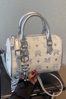 Trendy Women's Embroidered Fabric Crossbody Pillow Bag - Fashionable Small Handbag for 2025, Perfect for Y2K and Everyday Style