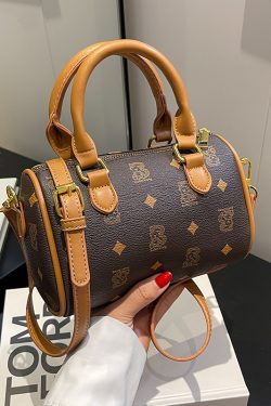 Trendy Women's High-End Quality Cylindrical Crossbody Handbag - Stylish Versatile Design for 2025 Fashion