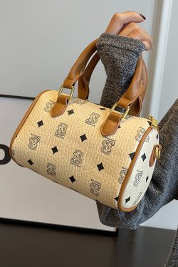 Trendy Women's High-End Quality Cylindrical Crossbody Handbag - Stylish Versatile Design for 2025 Fashion