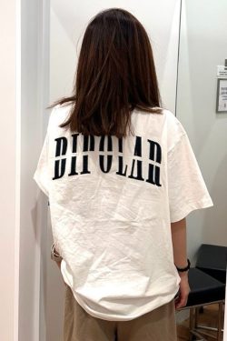 Trendy Women's High Street Embroidered Letter Short Sleeve T-Shirt in White and Gray - Heavyweight American Style Top