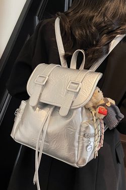 Trendy Women's Large-Capacity Backpack, Stylish Versatile Hiking Bag & Laptop Tote, Fashionable High-End Niche Design