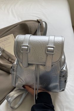 Trendy Women's Large-Capacity Backpack, Stylish Versatile Hiking Bag & Laptop Tote, Fashionable High-End Niche Design