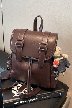 Trendy Women's Large-Capacity Backpack, Stylish Versatile Hiking Bag & Laptop Tote, Fashionable High-End Niche Design