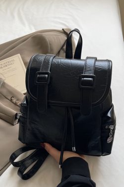 Trendy Women's Large-Capacity Backpack, Stylish Versatile Hiking Bag & Laptop Tote, Fashionable High-End Niche Design