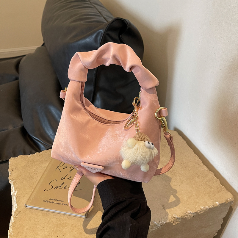 Trendy Women's Pleated Cloud Bag - Casual Chic Small Square Handbag for Shoulder or Crossbody - 2025 Fashion Style Trendy Women's Pleated Cloud Bag - Casual Chic Small Square Handbag for Shoulder or Crossbody - 2025 Fashion Style