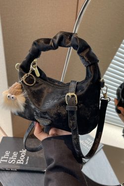 Trendy Women's Pleated Cloud Bag - Casual Chic Small Square Handbag for Shoulder or Crossbody - 2025 Fashion Style