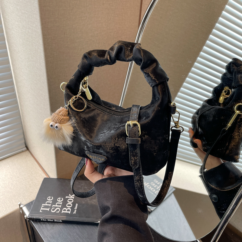 Trendy Women's Pleated Cloud Bag - Casual Chic Small Square Handbag for Shoulder or Crossbody - 2025 Fashion Style Trendy Women's Pleated Cloud Bag - Casual Chic Small Square Handbag for Shoulder or Crossbody - 2025 Fashion Style