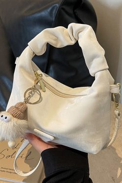 Trendy Women's Pleated Cloud Bag - Casual Chic Small Square Handbag for Shoulder or Crossbody - 2025 Fashion Style