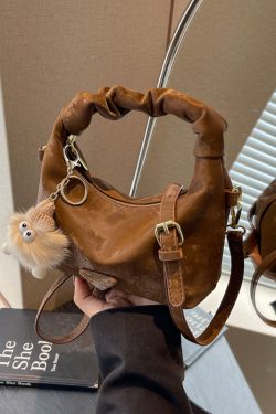 Trendy Women's Pleated Cloud Bag - Casual Chic Small Square Handbag for Shoulder or Crossbody - 2025 Fashion Style