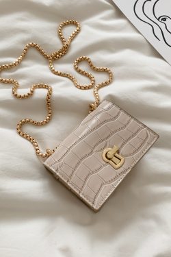 Trendy Women's Small Chain Bag 2025 - Korean Style Versatile Shoulder Crossbody Bag for Internet Celebrity Fashion