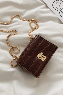 Trendy Women's Small Chain Bag 2025 - Korean Style Versatile Shoulder Crossbody Bag for Internet Celebrity Fashion