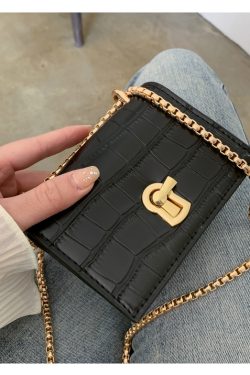 Trendy Women's Small Chain Bag 2025 - Korean Style Versatile Shoulder Crossbody Bag for Internet Celebrity Fashion