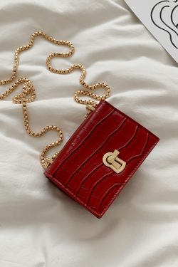 Trendy Women's Small Chain Bag 2025 - Korean Style Versatile Shoulder Crossbody Bag for Internet Celebrity Fashion