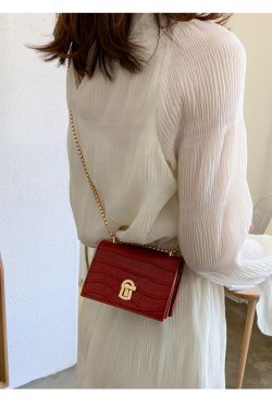 Trendy Women's Small Chain Bag 2025 - Korean Style Versatile Shoulder Crossbody Bag for Internet Celebrity Fashion