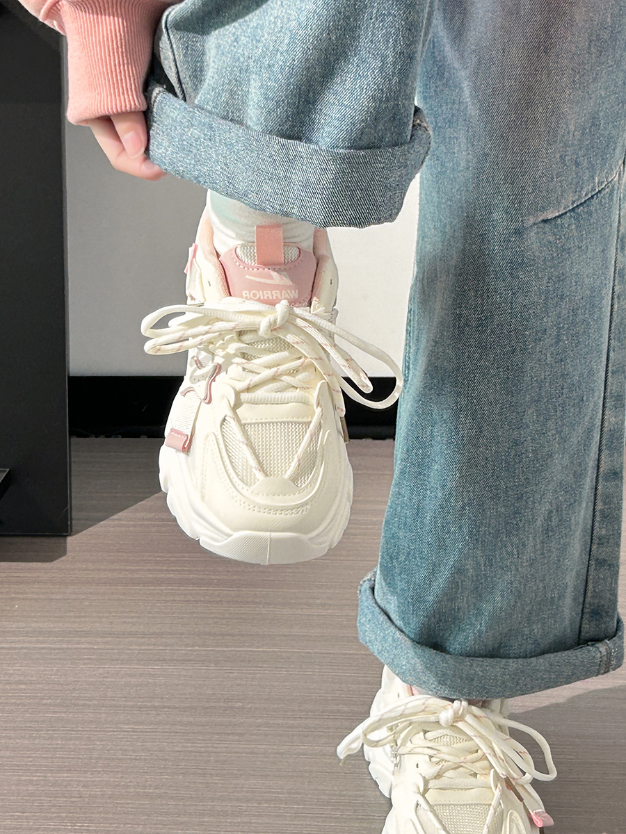 Trendy Women's Sports Shoes - Breathable Thick-Soled Mesh Dad Sneakers for Summer 2025, Soft-Bottom Casual Footwear Trendy Women's Sports Shoes - Breathable Thick-Soled Mesh Dad Sneakers for Summer 2025, Soft-Bottom Casual Footwear