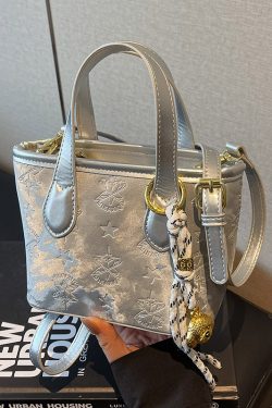 Trendy Women's Spring/Summer Bucket Tote Bag 2025 - Stylish Crossbody Shoulder Bag for Fashion Lovers