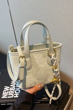 Trendy Women's Spring/Summer Bucket Tote Bag 2025 - Stylish Crossbody Shoulder Bag for Fashion Lovers