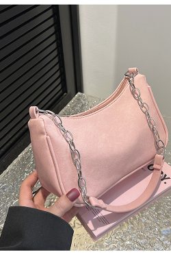 Trendy Women's Underarm Bag with Chain Strap - Summer 2025 High-End Small Shoulder Bag in French Niche Style