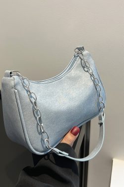 Trendy Women's Underarm Bag with Chain Strap - Summer 2025 High-End Small Shoulder Bag in French Niche Style