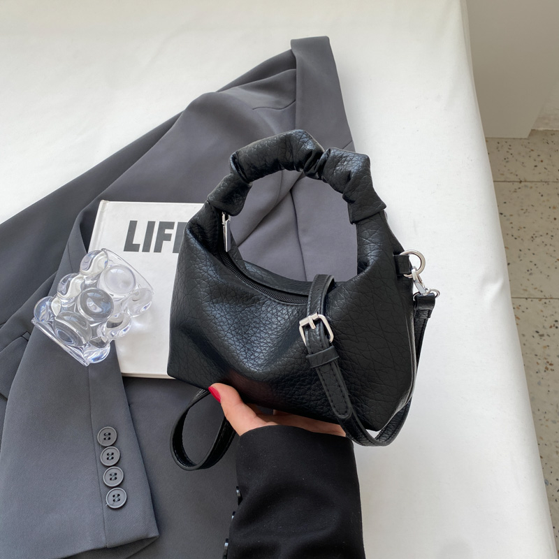 Trendy Wrinkled Handbag for Women - 2025 Versatile Shoulder Crossbody Bag with Niche Design - Chic Small Purse Trendy Wrinkled Handbag for Women - 2025 Versatile Shoulder Crossbody Bag with Niche Design - Chic Small Purse