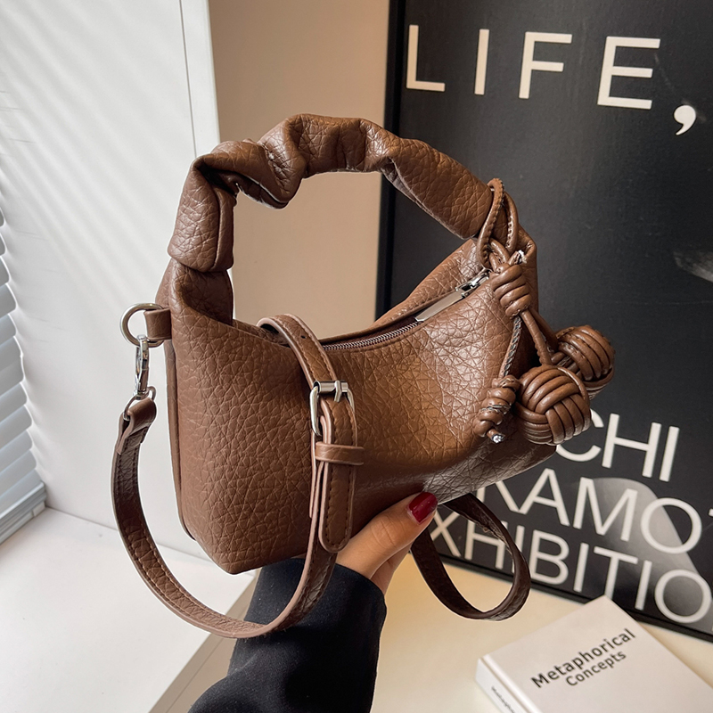 Trendy Wrinkled Handbag for Women - 2025 Versatile Shoulder Crossbody Bag with Niche Design - Chic Small Purse Trendy Wrinkled Handbag for Women - 2025 Versatile Shoulder Crossbody Bag with Niche Design - Chic Small Purse