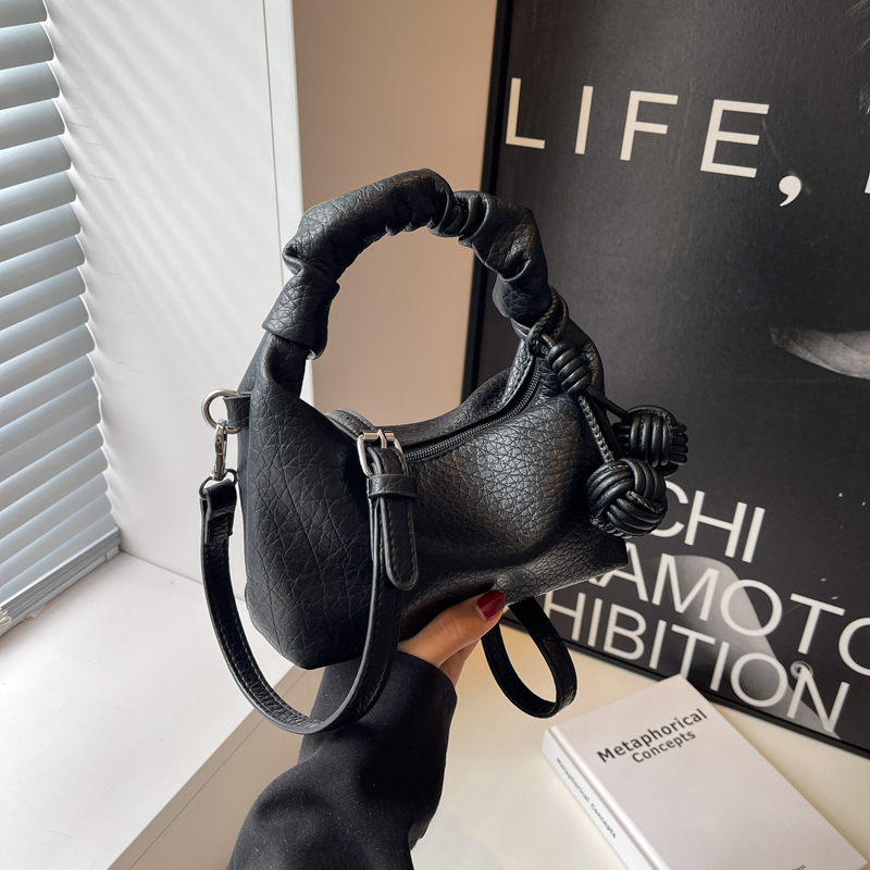 Trendy Wrinkled Handbag for Women - 2025 Versatile Shoulder Crossbody Bag with Niche Design - Chic Small Purse Trendy Wrinkled Handbag for Women - 2025 Versatile Shoulder Crossbody Bag with Niche Design - Chic Small Purse