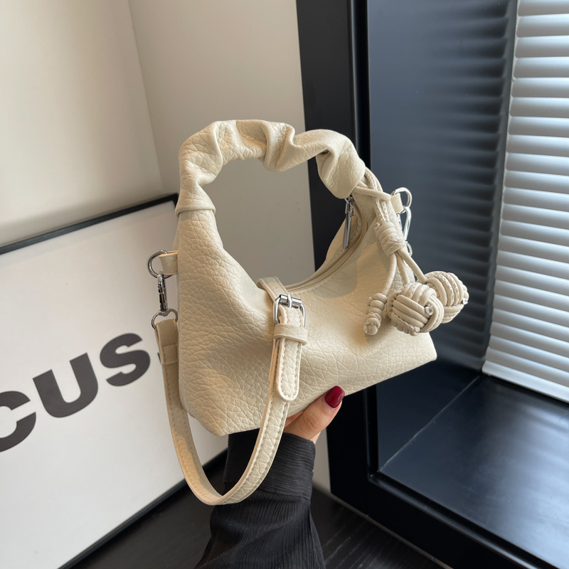 Trendy Wrinkled Handbag for Women - 2025 Versatile Shoulder Crossbody Bag with Niche Design - Chic Small Purse Trendy Wrinkled Handbag for Women - 2025 Versatile Shoulder Crossbody Bag with Niche Design - Chic Small Purse