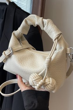 Trendy Wrinkled Handbag for Women - 2025 Versatile Shoulder Crossbody Bag with Niche Design - Chic Small Purse